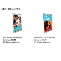 Mini Banners