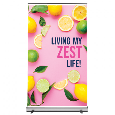Table Top Banner - Living My Zest Life