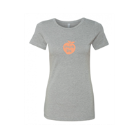 Women's Peach Tea Gray Crew