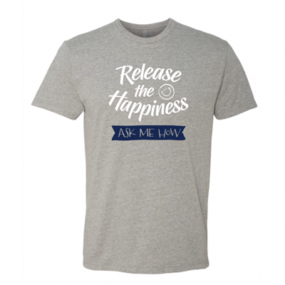 Unisex Release the Happiness Grey Crew