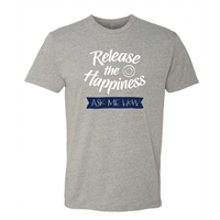 Unisex Release the Happiness Grey Crew