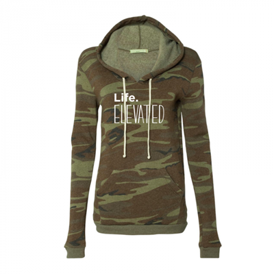 Women's Life Elevated Camo Pullover Hoodie
