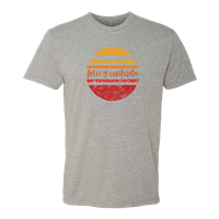 Feliz y Contenta Gray Crew