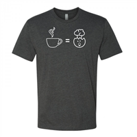 Men's Mind Blowing Coffee Charcoal Shirt