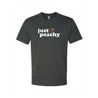 Unisex Just Peachy Charcoal Crew