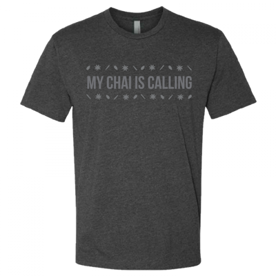 Men's My Chai is Calling Charcoal Crew