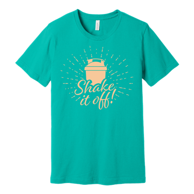 Unisex Shake it Off Teal Crew 2
