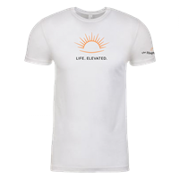 The Happy Co Life Elevated White Crew