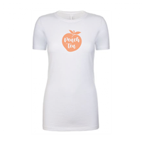 Women's Peach Tea White Crew