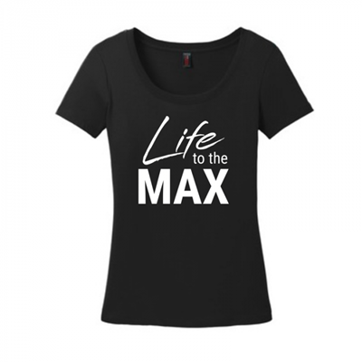 Women's Life to the Max Black Scoop