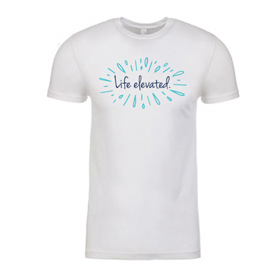 Unisex Life Elevated White Crew