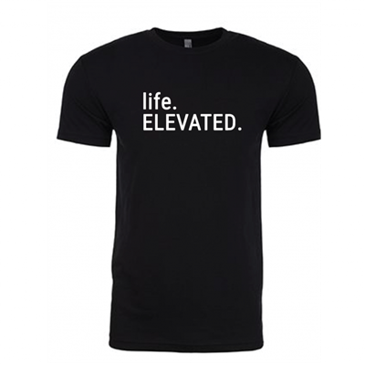 Unisex Life Elevated Black Crew