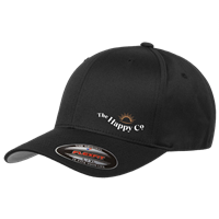 The Happy Co Black Flexfit hat