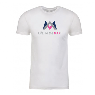 Unisex Life to the Max White Crew