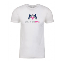 Unisex Life to the Max White Crew
