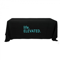 Life Elevated Black Table Cloth