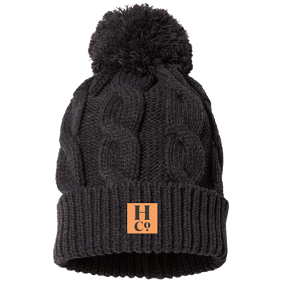 HCo Charcoal Knit Beanie