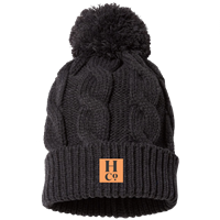 HCo Charcoal Knit Beanie