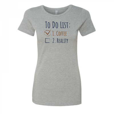 Women's To Do List Heather Grey Shirt