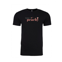 Unisex Keep It Peachy Black Crew