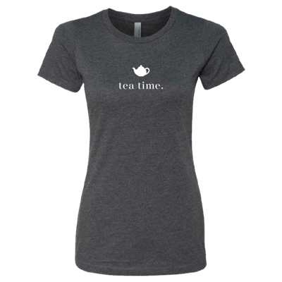Women's Tea Time Charcoal Crew