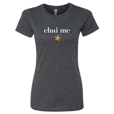 Women's Chai Me Charcoal Crew