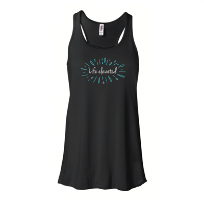 Women's Life Elevated Black Tank