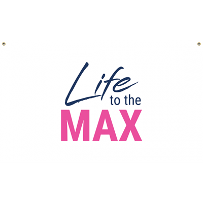 Backdrop Banner - Elepreneurs Life to the Max on White