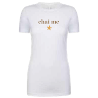Women's Chai Me White Crew