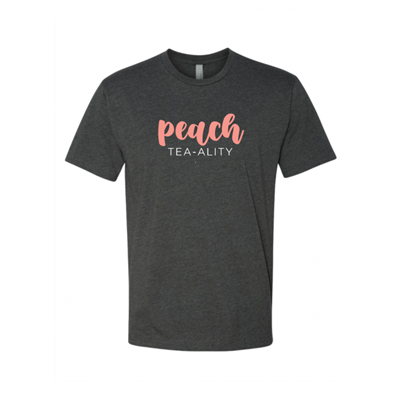 Unisex Peach Tea-ality Charcoal Crew