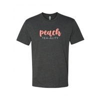 Unisex Peach Tea-ality Charcoal Crew