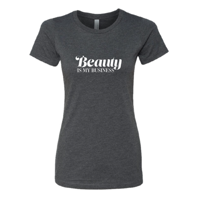 Women's Beauty is My Business Charcoal Crew