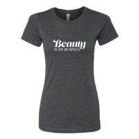 Women's Beauty is My Business Charcoal Crew