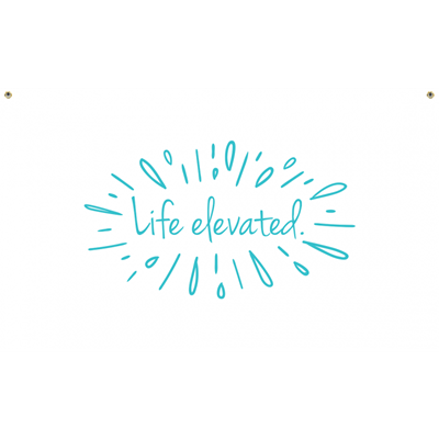 Backdrop Banner - Elepreneurs Life Elevated on White
