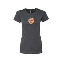 Women's Peach Tea Charcoal Crew
