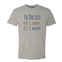 Unisex To Do List Grey Crew