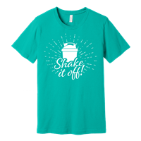 Unisex Shake it Off Teal Crew