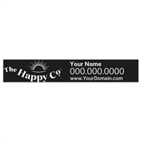 The Happy Co. 28x6 Window Decals