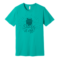 Unisex Shake It Off Teal Crew 3