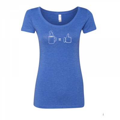 Women's Coffee Equals Like Scoop Shirt