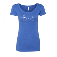 Women's Coffee Equals Like Scoop Shirt