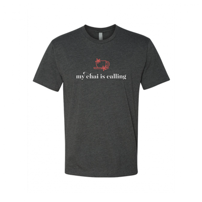 Unisex My Chai is Calling Charcoal Crew