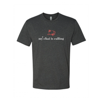 Unisex My Chai is Calling Charcoal Crew