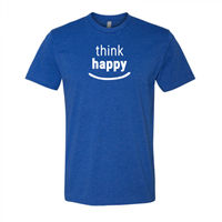 Men's Think Happy Blue Shirt