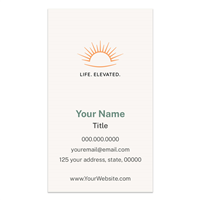 The Happy Co Business Card - Life Elevated - Stacked