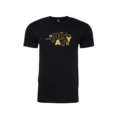 Unisex Happy Black Crew
