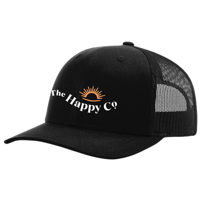 The Happy Co. Black Trucker Hat