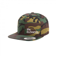Life Elevated Camo Snapback Hat