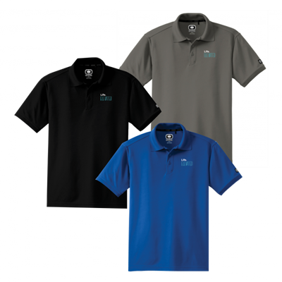 Unisex Life Elevated Polo Blue